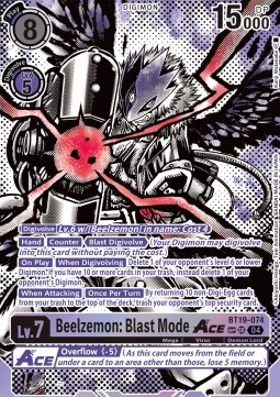 Beelzemon: Blast Mode Ace (BT19-074) (V.3)