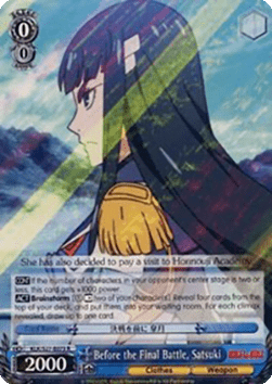 Before the Final Battle, Satsuki (V.1 - Rare)