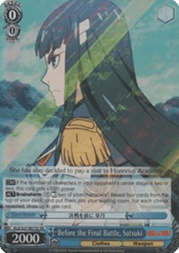 Before the Final Battle, Satsuki (V.2 - Super Rare)