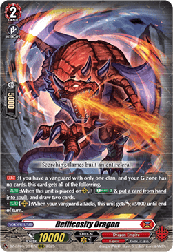 Bellicosity Dragon [D-Format] (V.1 - Triple Rare)