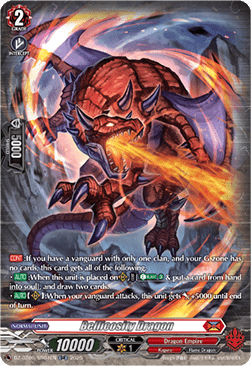 Bellicosity Dragon [D-Format] (V.3 - Silver Rare)