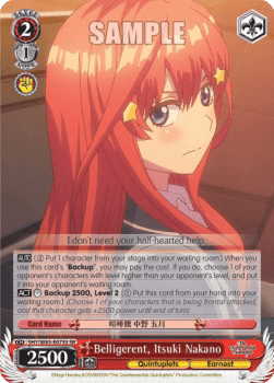 Belligerent, Itsuki Nakano (V.2 - Super Rare)