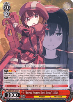 "Beloved Weapons Don't Betray" LLENN (V.1 - Rare)