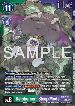 Belphemon: Sleep Mode (EX10-021) (V.2)