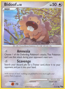 Bidoof Lv.10  (POP6 11)