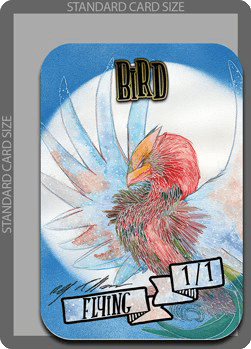 Bird Token (White 1/1) (V.1)