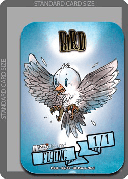 Bird Token (White 1/1) (V.2)