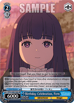 Birthday Celebration, Fern (V.2 - Super Rare)
