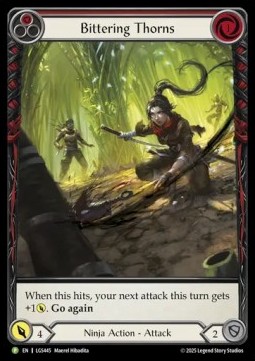 Bittering Thorns (Red) (Extended Art Rainbow Foil)