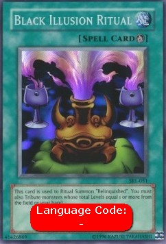 Black Illusion Ritual (V.2 - Super Rare)
