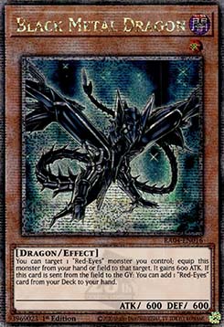 Black Metal Dragon (V.5 - Quarter Century Secret Rare)