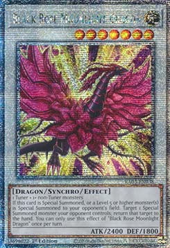 Black Rose Moonlight Dragon (V.5 - Quarter Century Secret Rare)
