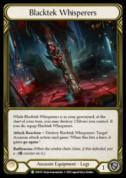 Blacktek Whisperers (Cold Foil Golden)