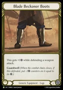 Blade Beckoner Boots (Cold Foil Golden)