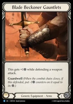 Blade Beckoner Gauntlets (Cold Foil)