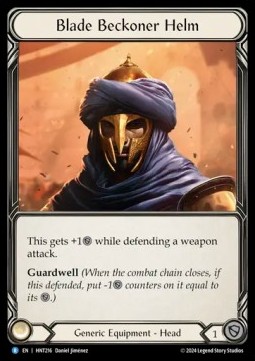 Blade Beckoner Helm (Cold Foil)