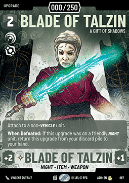 Blade of Talzin, A Gift of Shadows (V.5)
