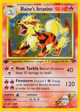 Blaine's Arcanine  (GC 1)
