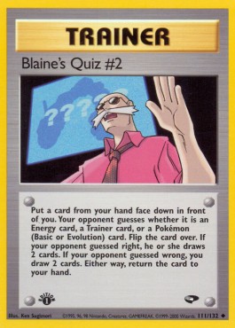 Blaine's Quiz #2 (GC 111)