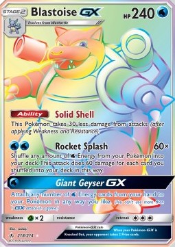 Blastoise GX  (UNB 218)