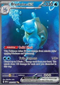 Blastoise ex  (MEW 200)