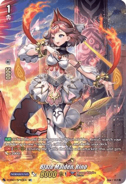 Blaze Maiden, Rino [D Format] (V.2 - Special Parallel)