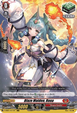 Blaze Maiden, Rona [D Format] (V.1 - Triple Rare)