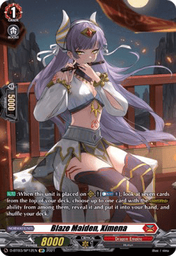 Blaze Maiden, Ximena [D Format] (V.2 - Special Parallel)