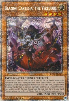 Blazing Cartesia, the Virtuous (V.2 - Starlight Rare)