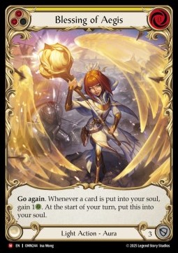 Blessing of Aegis (Extended Art Cold Foil)