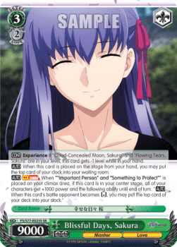 Blissful Days, Sakura (V.2 - Super Rare)