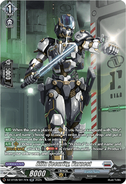 Blitz Security, Varnest [D-Format] (V.3 - Silver Rare)
