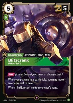 Blitzcrank, Impassive