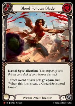 Blood Follows Blade (Rainbow Foil)