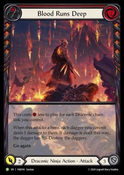 Blood Runs Deep (Extended Art Rainbow Foil)