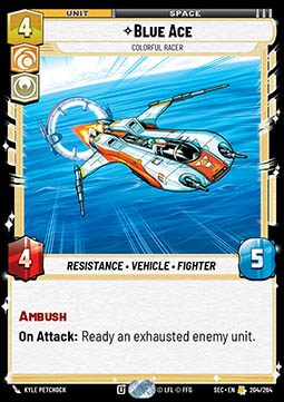 Blue Ace, Colorful Racer (V.1)