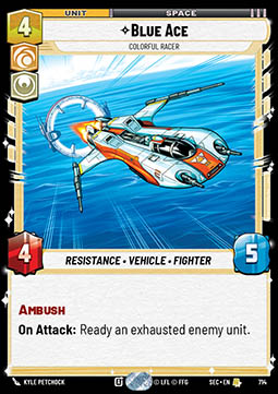 Blue Ace, Colorful Racer (V.2)