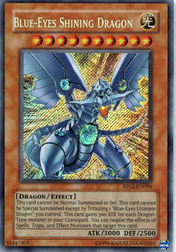 Blue-Eyes Shining Dragon (V.1 - Secret Rare)