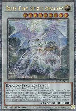 Blue-Eyes Spirit Dragon (V.5 - Quarter Century Secret Rare)