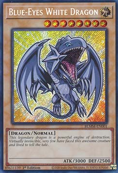 Blue-Eyes White Dragon (V.1 - Secret Rare)