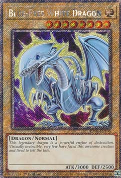 Blue-Eyes White Dragon (V.2 - Platinum Secret Rare)