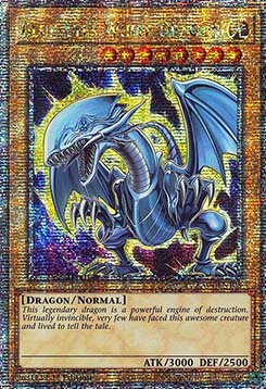 Blue-Eyes White Dragon (V.4 - Quarter Century Secret Rare)