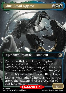 Blue, Loyal Raptor (V.2)