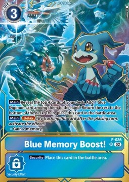 Blue Memory Boost! (P-036)