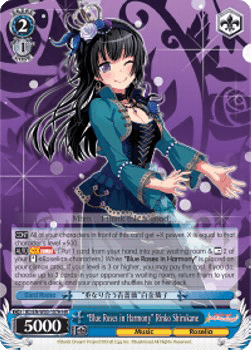 "Blue Roses in Harmony" Rinko Shirokane (V.2 - High Rare)