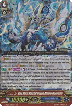 Blue Storm Marshal Dragon, Admiral Maelstrom [G Format]