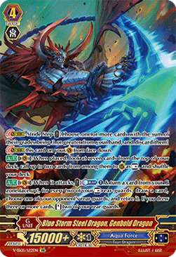 Blue Storm Steel Dragon, Genbold Dragon [V Format] (V.2 - Special Parallel)