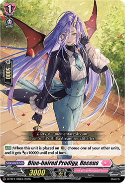 Blue-haired Prodigy, Receus [D Format] (V.4 - Promo)