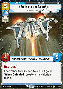Bo-Katan's Gauntlet, Reinforce from Above (V.2)