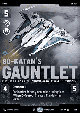 Bo-Katan's Gauntlet, Reinforce from Above (V.3)